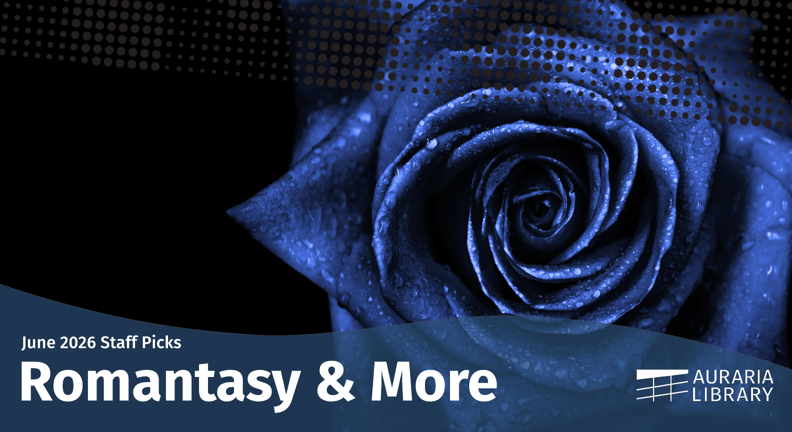Promotional image for homepage headline: Romantasy & More