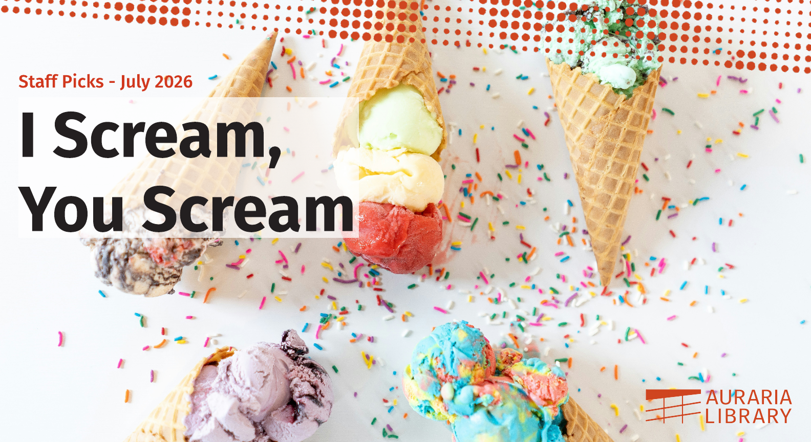 Promotional image for homepage headline: I Scream, You Scream