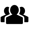 Icon image of three people