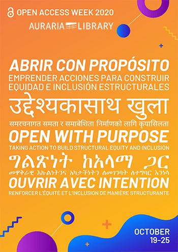 Open Access Week 2020: Open with Purpose