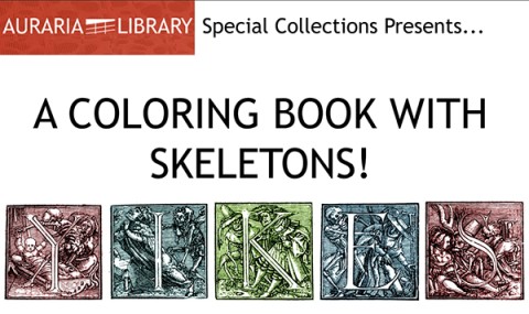 Image Source: Auraria Library A Coloring Book With Skeletons