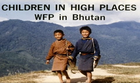 Children in High Places : WFP in Bhutan Image of two Bhutanese children